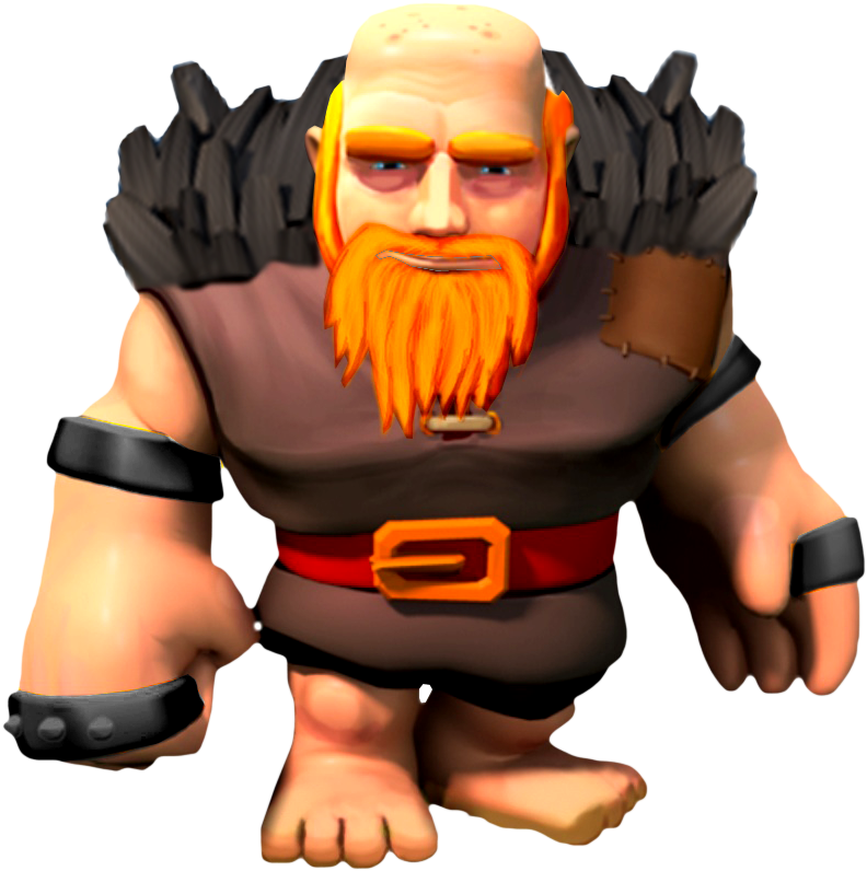 Clash Of Clans Png Photo - Goblin Giant Clash Royale (1000x1000), Png Download
