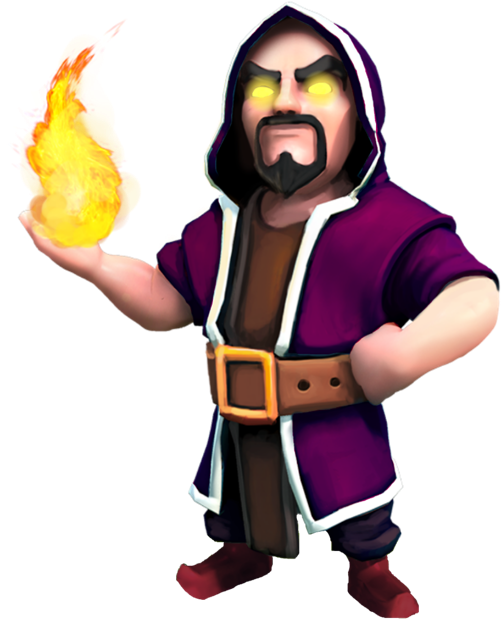 Clash Of Clans Wizard Png - Wizard Clash Of Clans Level 5 (1024x768), Png Download