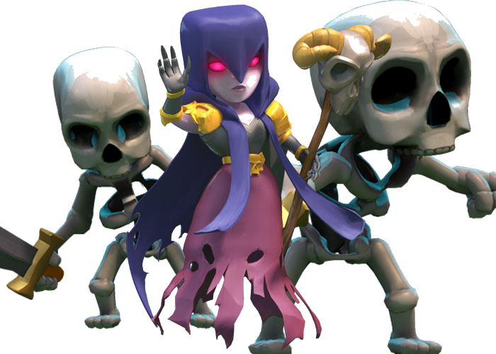 Clan Asturias De Clash Of Clans - Clash Of Clans Bruja (700x500), Png Download
