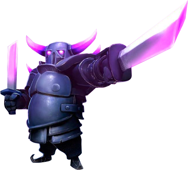 Image Level Png Clash Of Clans Wiki - Clash Royale Gif Pekka (713x662), Png Download