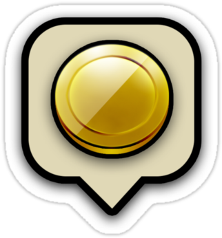 5 - Oro Clash Of Clans (375x360), Png Download