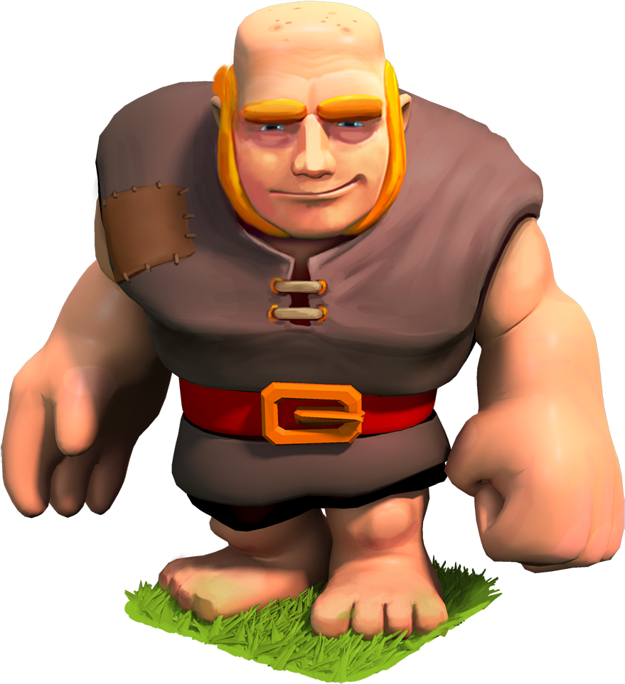 Clash Of Clans Clipart File - Gigante Do Clash Royale (1000x1037), Png Download