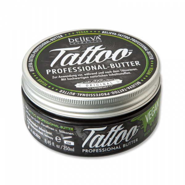 Believa Tattoo Professional Butter 250 Ml - Tattoopflege (600x600), Png Download