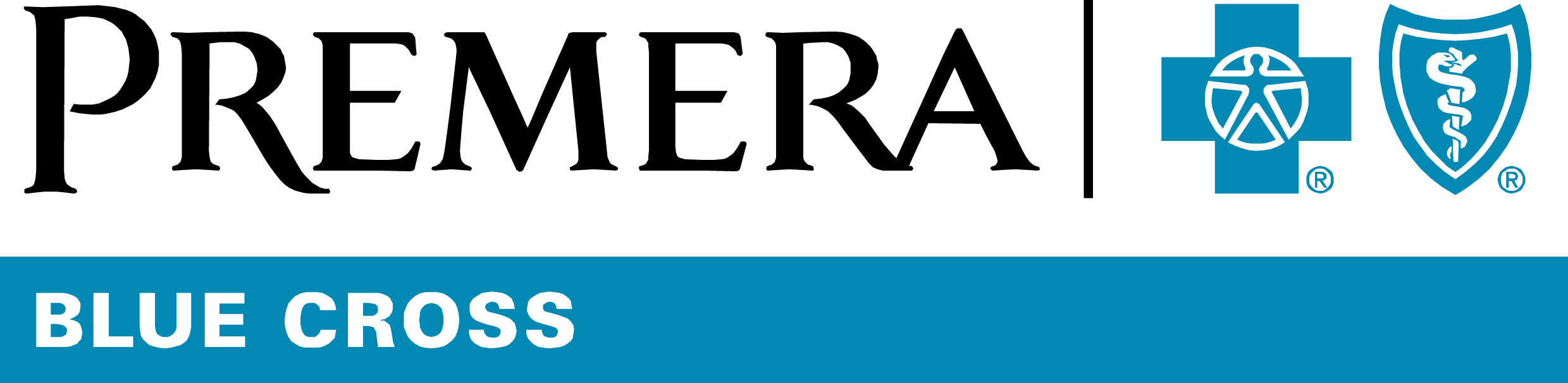Spokane - Blue Cross Blue Shield (2479x606), Png Download