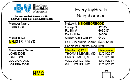 Blue Cross Blue Shield Id Card Image - Blue Cross Blue Shield (421x261), Png Download