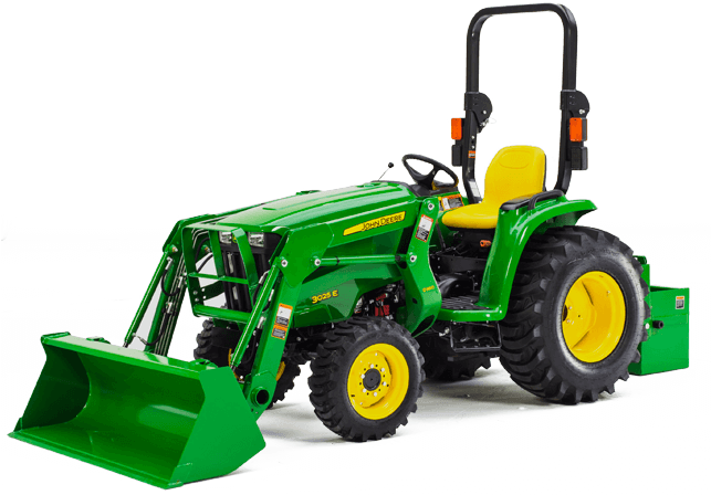 Backhoe Jpg Library Download Huge Freebie - John Deere 3025e Tractor (642x462), Png Download