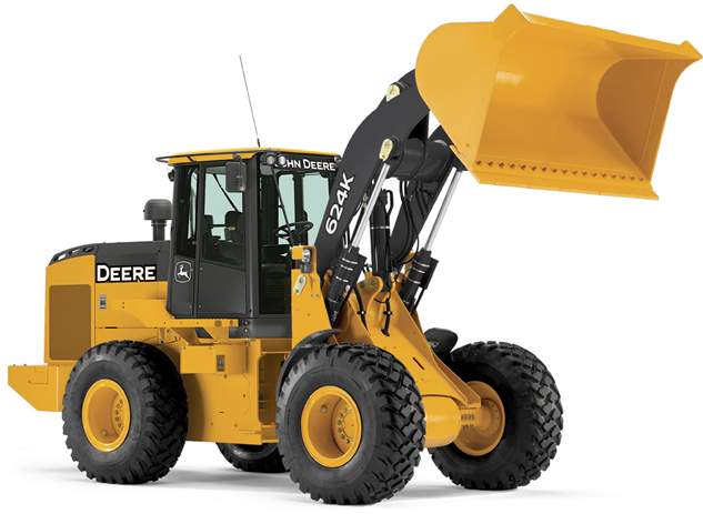 624k Wheel Loader - Cargador Frontal John Deere 624k (642x462), Png Download