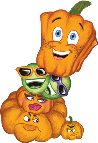 First Stage Jpg Stock - Spookly The Square Pumpkin Png (650x520), Png Download