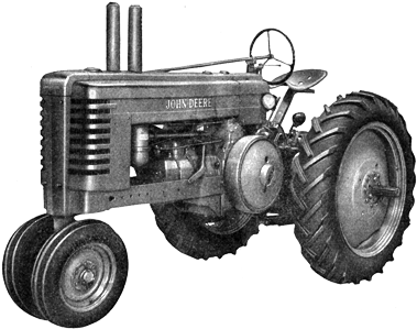 John Deere Model A Tractor - Old Tractor Transparent (600x300), Png Download