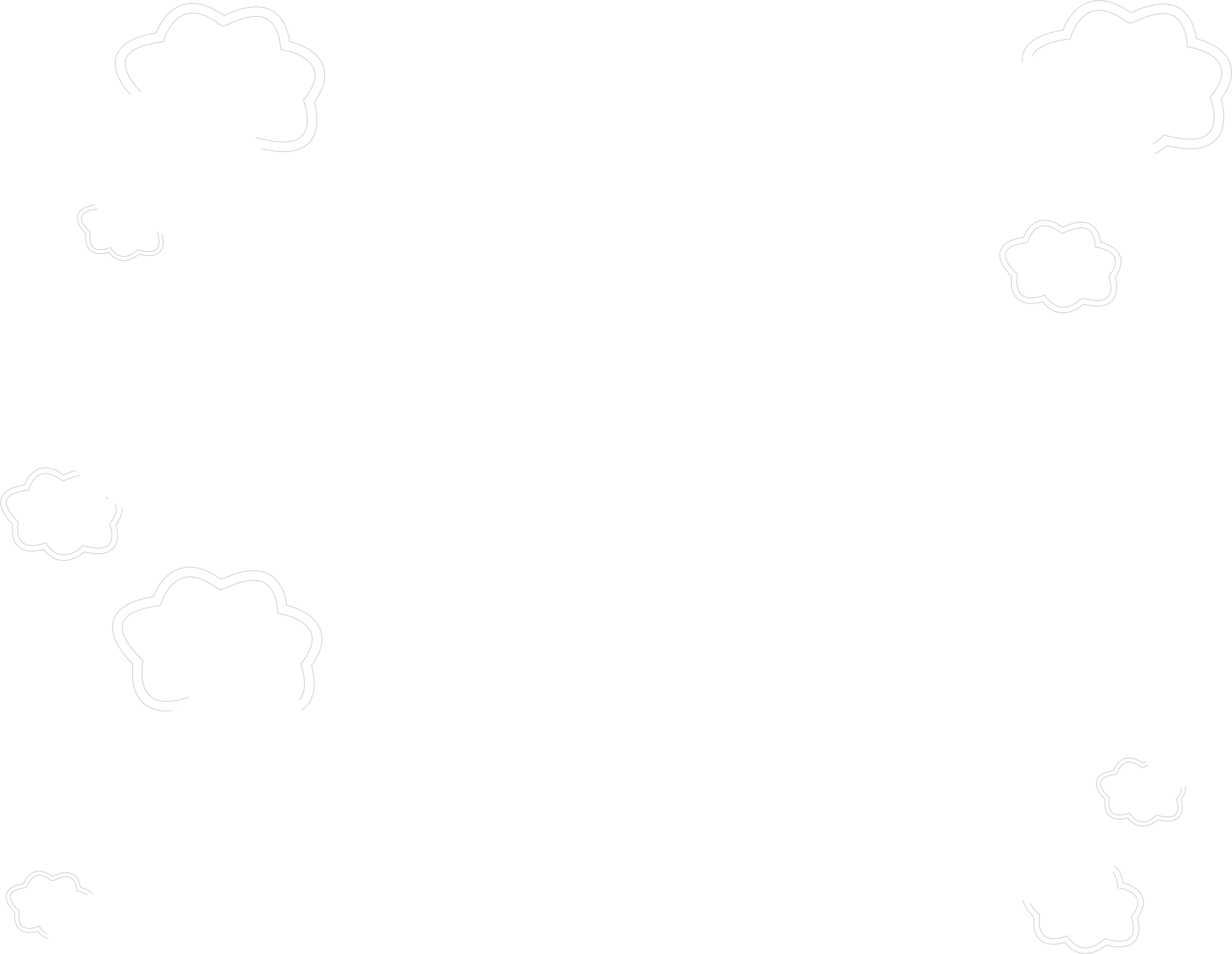 White Clouds - Drawing (6009x4630), Png Download