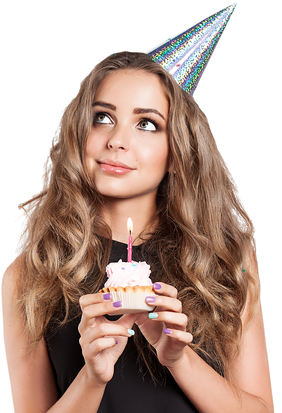 Party Girls Png - Birthday (724x848), Png Download