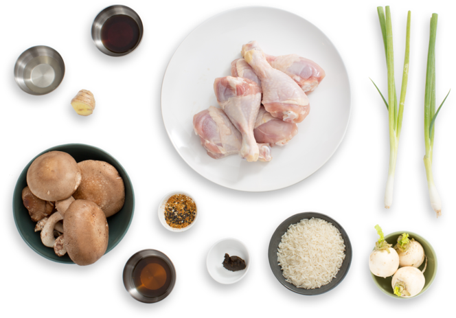 6 Chicken Drumsticks - Shiitake (700x477), Png Download