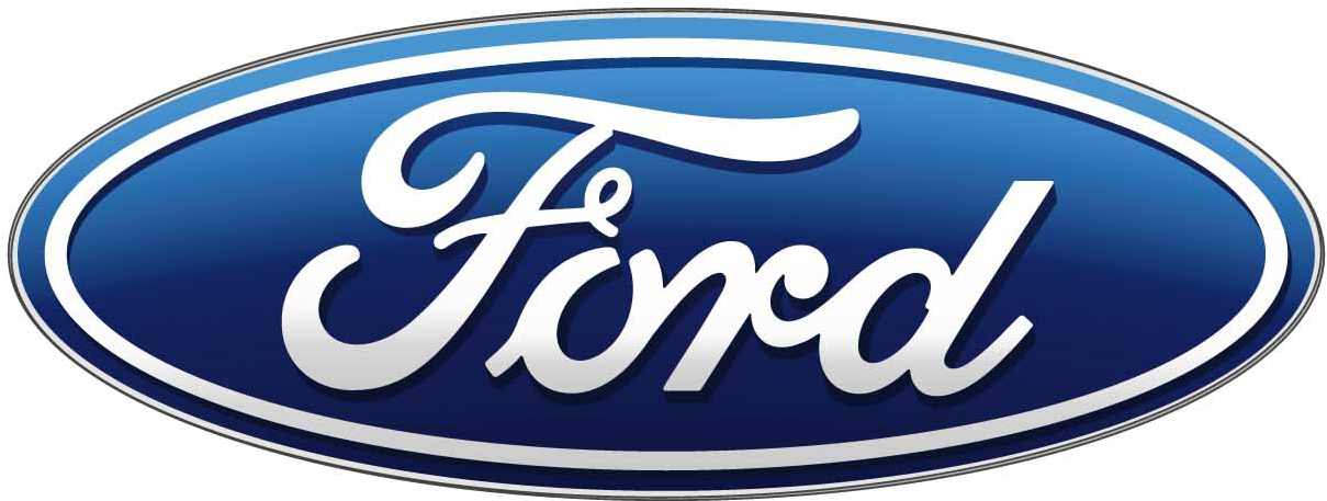 Ford - Chroma 5681 Oval Ford Logo Stick-onz Decal (1500x750), Png Download