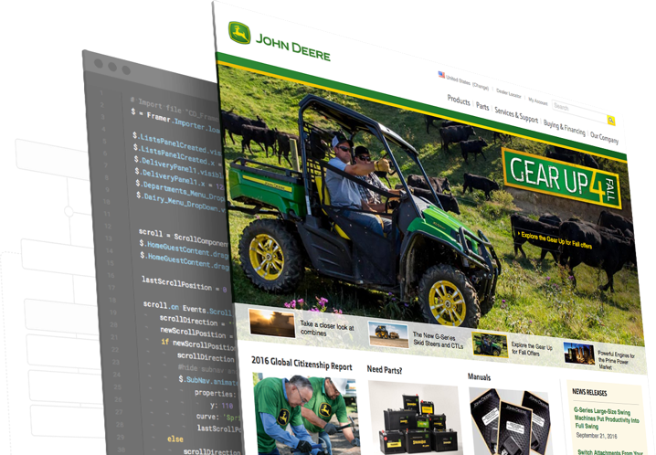 Johndeere - Flyer (718x498), Png Download