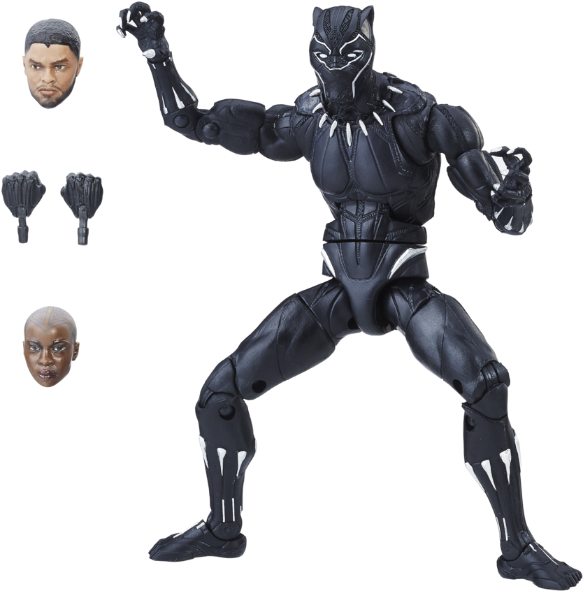 On Friday At The Mcm London Comic Con, Hasbro Revealed - Marvel Legends Black Panther 2018 (900x900), Png Download