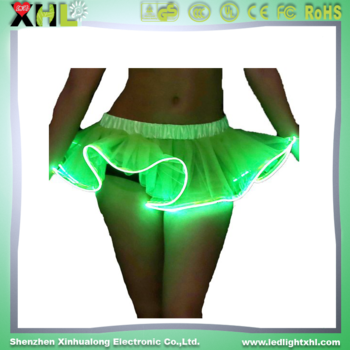 2016 Fashion Luminous Led Sexy Fancy Girls Skirt And - Light Up High Heels Shoes (350x350), Png Download