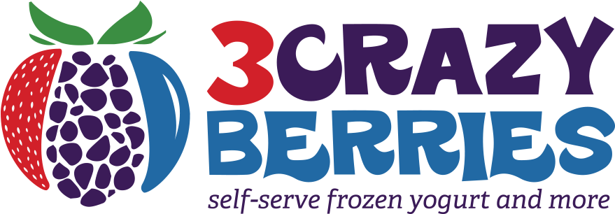 3 Crazy Berries - Berries (900x368), Png Download