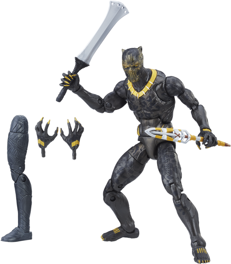 Sharing - Marvel Legends Black Panther Wave (900x900), Png Download