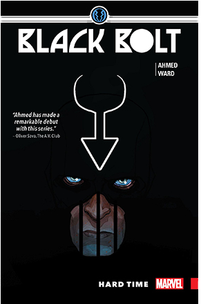 Black Bolt Comic Cover - Black Bolt Vol. 1: Hard Time [book] (600x440), Png Download