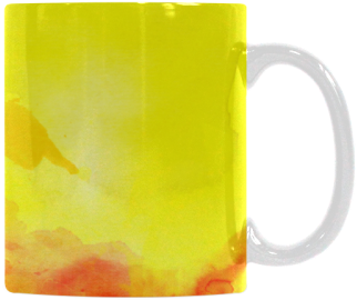 Watercolor Abstraction 01 White Mug - Beer Stein (500x500), Png Download