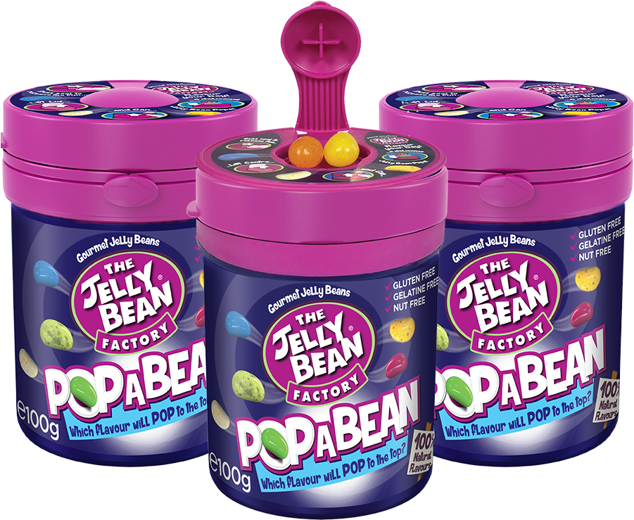 The Jelly Bean Factory - Jelly Bean Factory Pop A Bean (900x900), Png Download