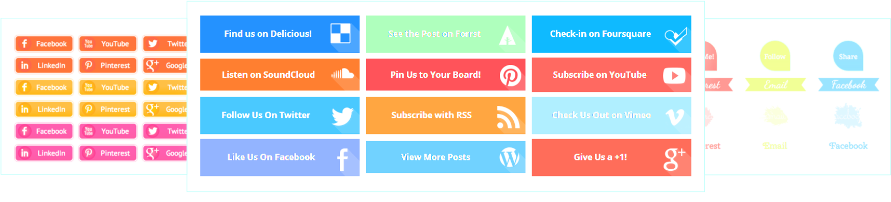 A Powerful, Easy Plugin To Create Wordpress Buttons - Wordpress (1742x422), Png Download