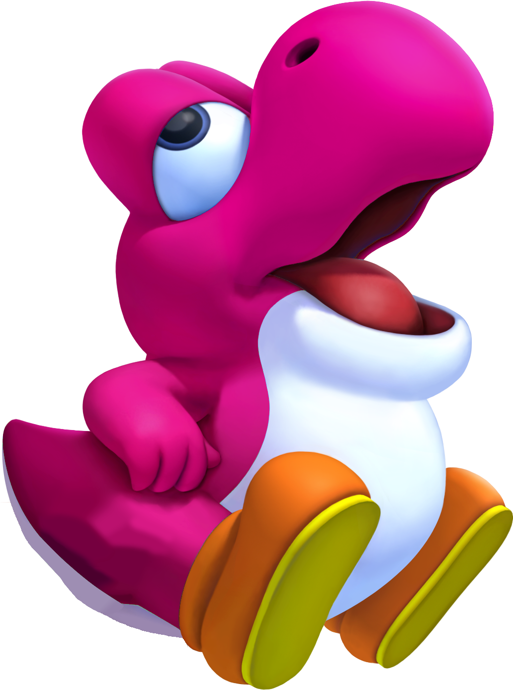 Baby Yoshi Ballon - Baby Yoshi (1082x1427), Png Download