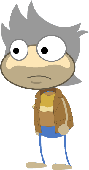 Salt Shaker Townie - Cartoon (300x570), Png Download