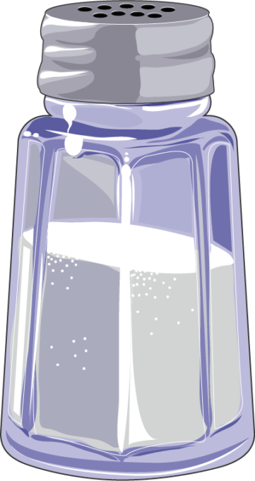 Salt Shaker - Salt Shaker Art (361x680), Png Download