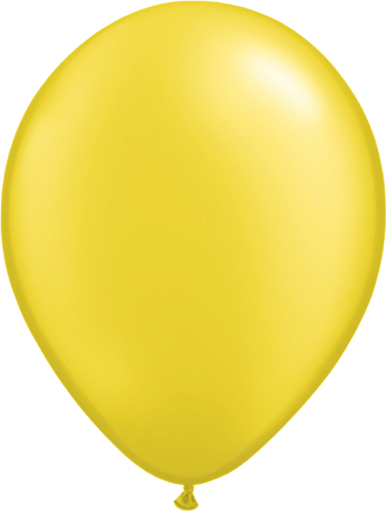 Baby Shower Translation Missing - Citrine Yellow Balloon (1024x1024), Png Download