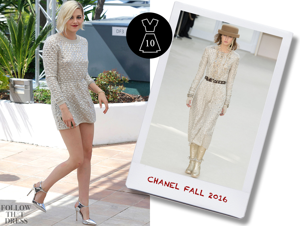 Kristen Stewart In Chanel Fall - Kristen Stewart Chanel White (1000x753), Png Download