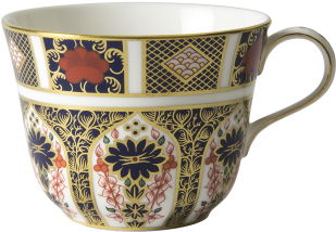 Old Imari - Breakfast Cup - Royal Crown Derby Old Imari Cup (475x350), Png Download