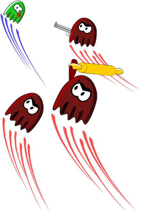 Casper Ghost Flute Cartoon Line Art - Clip Art (530x750), Png Download