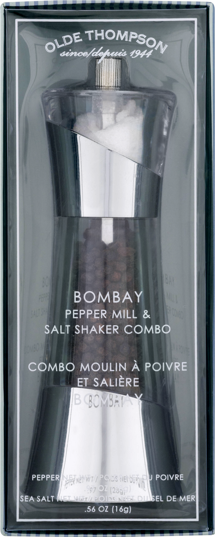 Olde Thompson Bombay Pepper Mill & Salt Shaker Combo - Perfume (1800x1800), Png Download