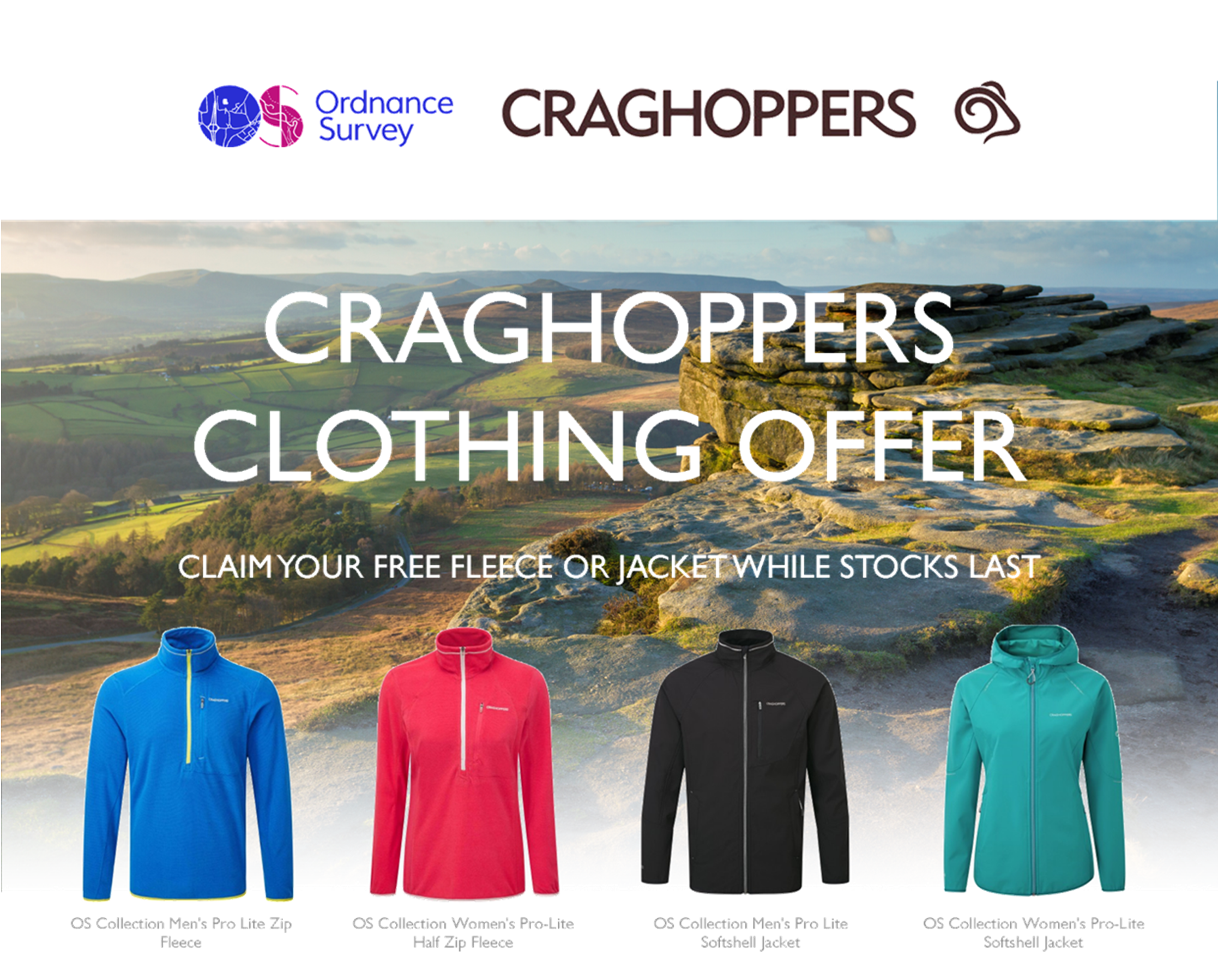 To Claim Your Free Craghoppers Fleece Worth £30 - Ordnance Survey (2234x1797), Png Download