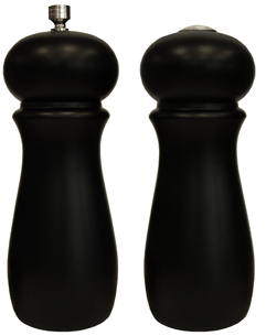 2-piece Rubberwood Salt Shaker & Pepper Grinder (376x338), Png Download