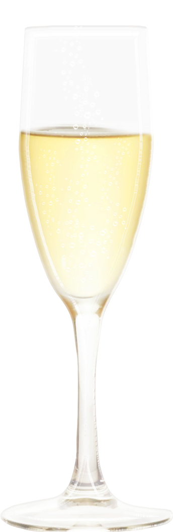 Champagne (349x1061), Png Download