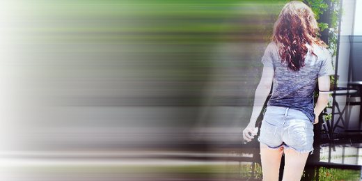 Headers - Girl (520x260), Png Download