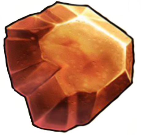 Raw Amber-icon - Crystal (460x440), Png Download