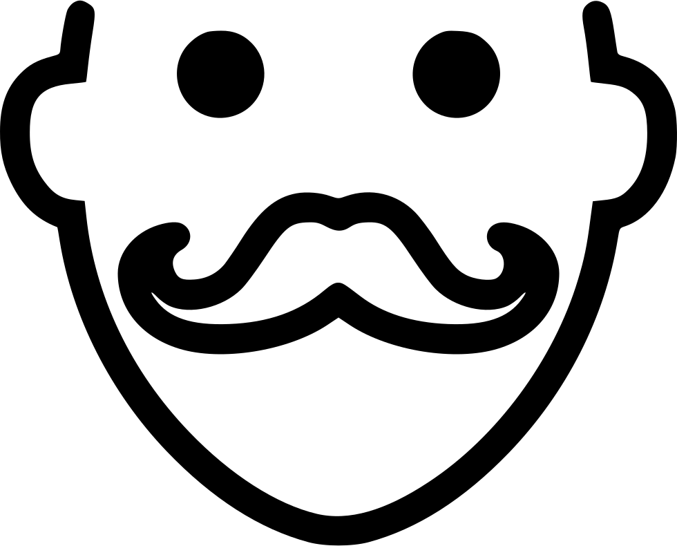 Mustache Comments - Icon (980x790), Png Download