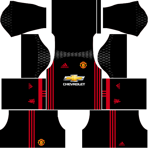 Manchester United 2016-2017 Goalkeeper Home Kits Dream - Dream League Soccer Kit Do Psg (490x490), Png Download