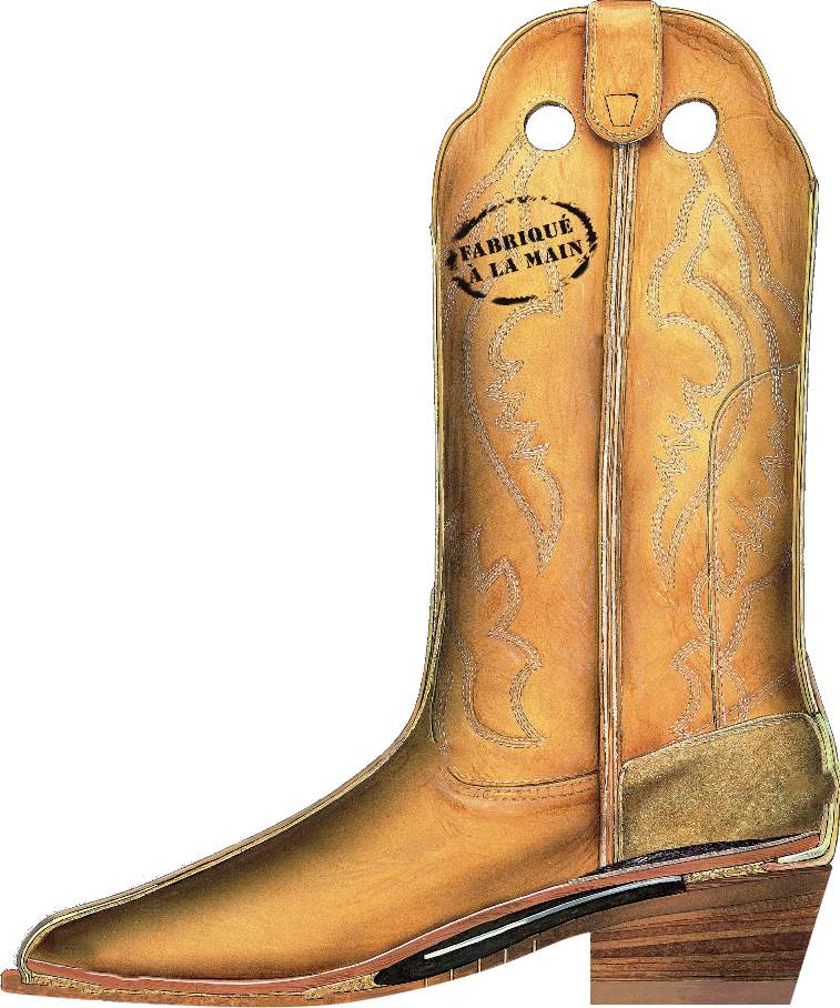 A Piece Of Leather Is Sewn To The Upper Back Of The - Work Boots (757x908), Png Download