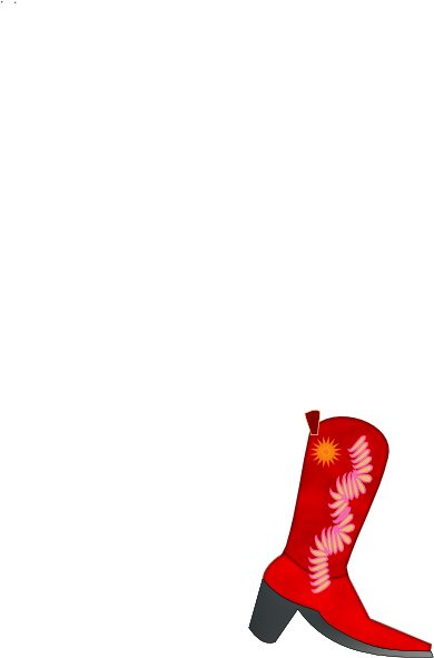 Jpg Download Clipart Cowboy Boot - Red Cowboy Boots Png (396x593), Png Download