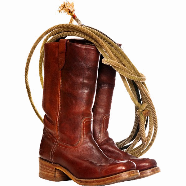 Cowboy Boot Png Image Background - Cowboy Boots And Lasso (600x600), Png Download