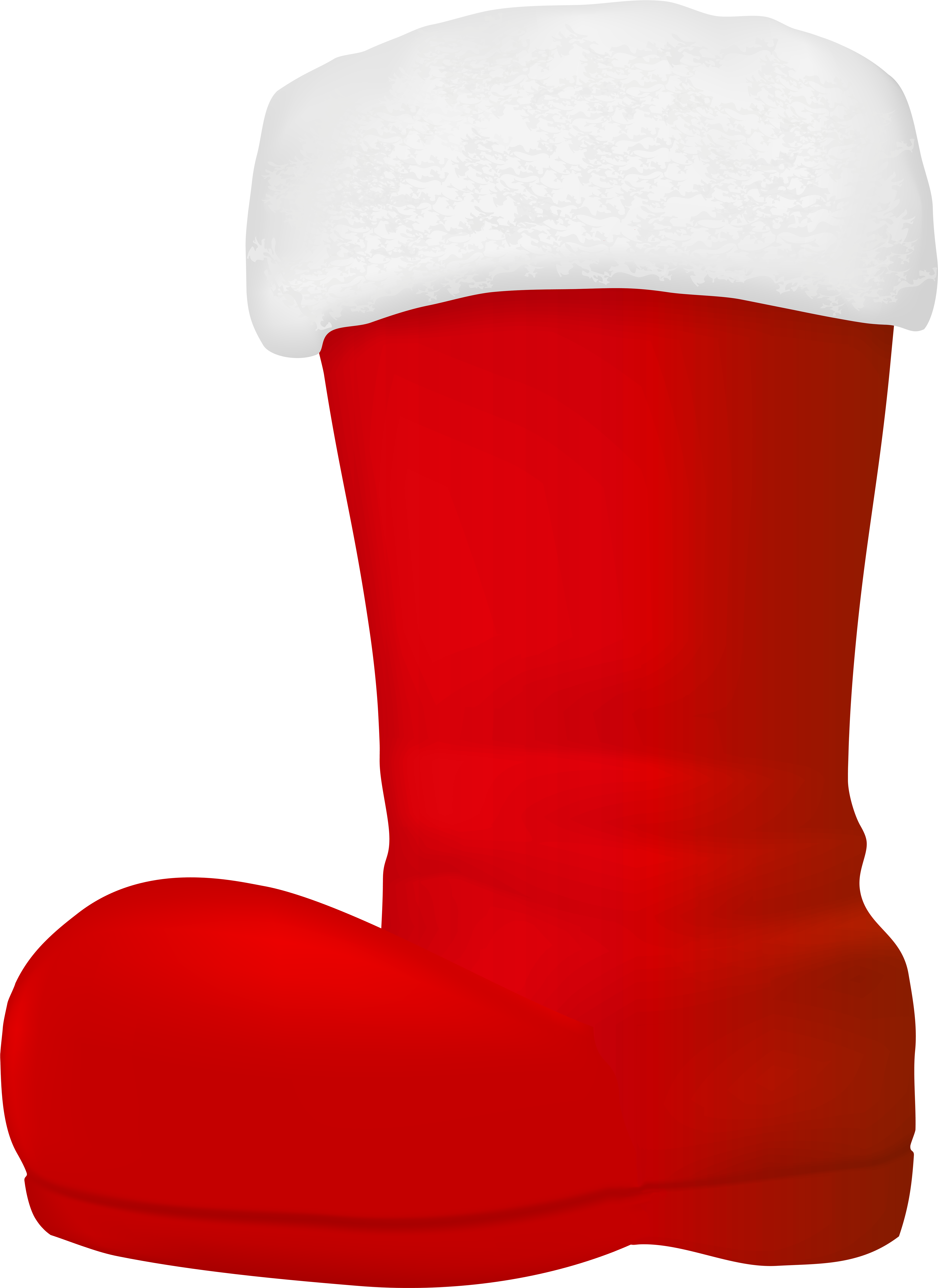 Cowboy Christmas Boot - Santa Claus Boots Clip Art (5826x8000), Png Download