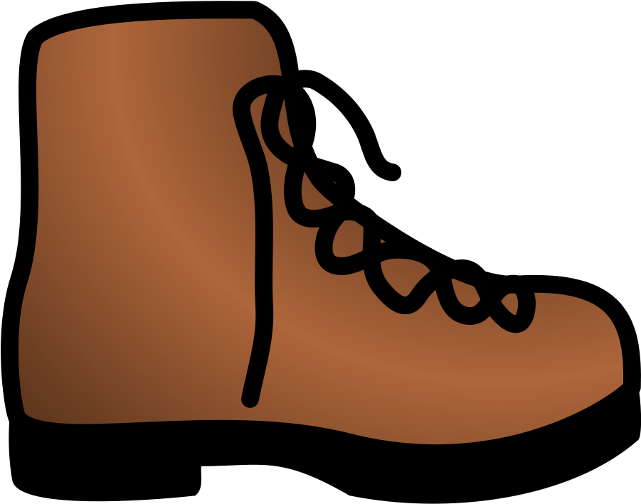 Cartoon Boot Clipart - Right Boot Clip Art (900x900), Png Download