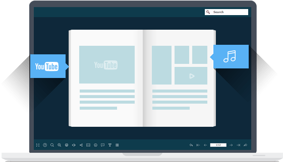 Insert Video And Image Into Flipbook - Pdf (620x324), Png Download