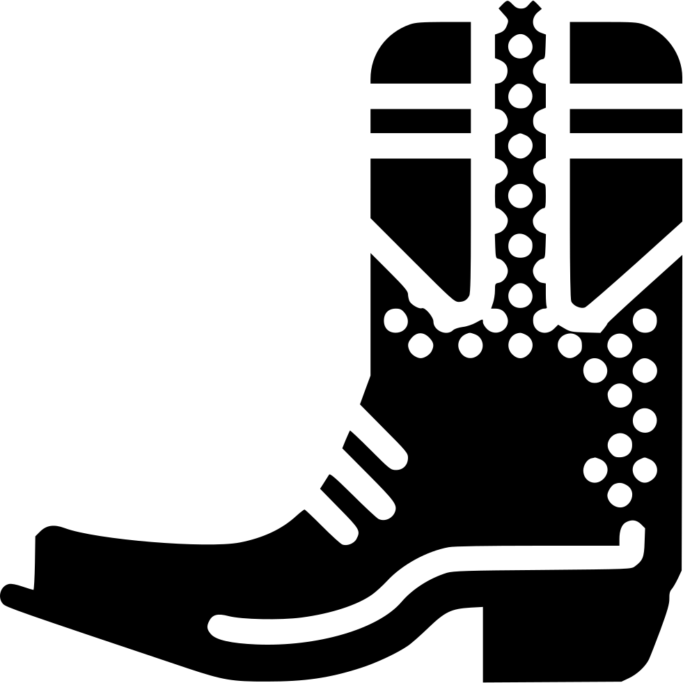 Cowboy Boot - - Boot (981x980), Png Download