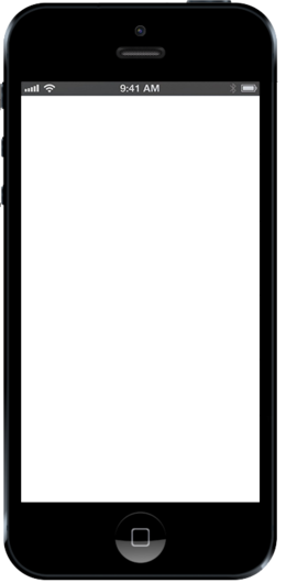 Celular Png Iphone (260x530), Png Download