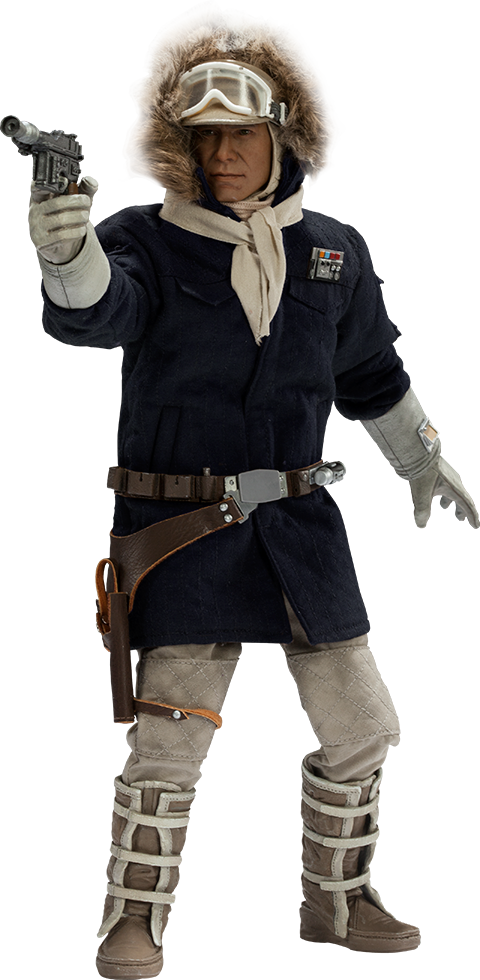 Sideshow Collectibles Star Wars Captain Han Solo - Han Solo Empire Strikes Back Png (480x980), Png Download